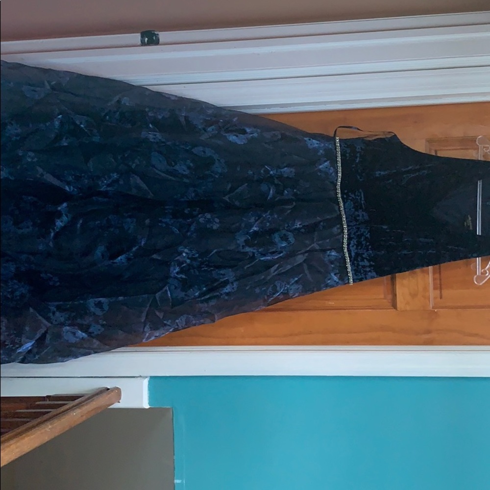 Blue Evening Dress - Picture 3 of 3